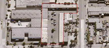128-145 W Gardena Blvd, Gardena, CA - VUE AÉRIENNE  vue de carte