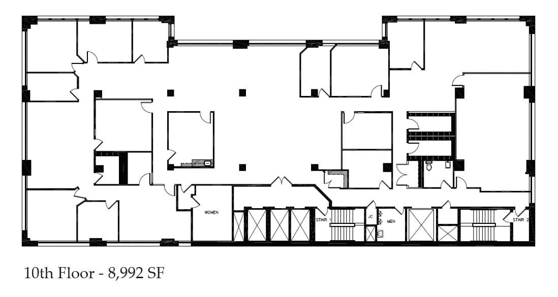 1211 Chestnut St, Philadelphia, PA à louer Plan d’étage– Image 1 sur 1