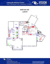 4109-4201 Brown Trl, Colleyville, TX à louer Plan d’étage– Image 1 sur 1