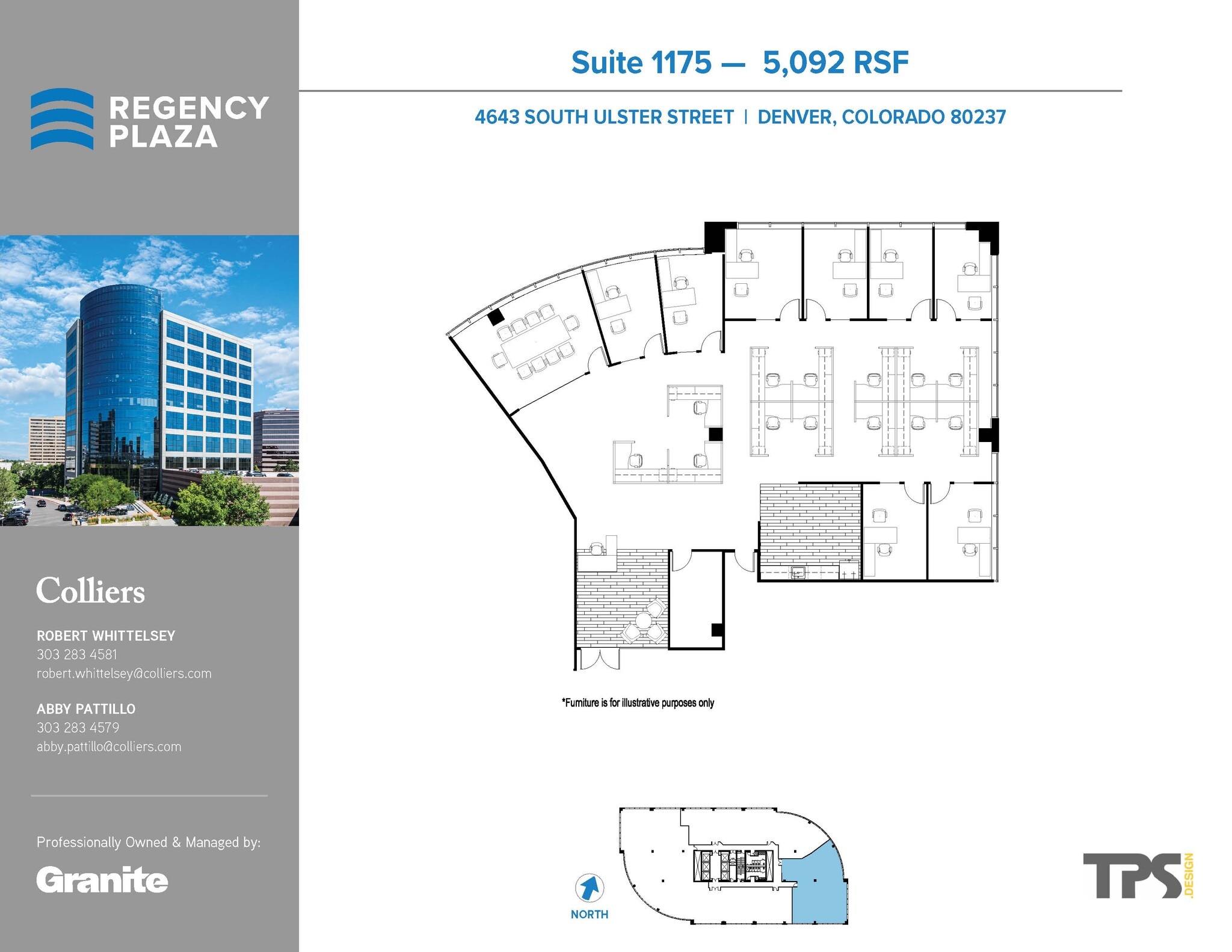 4643 S Ulster St, Denver, CO à louer Plan d’étage– Image 1 sur 2