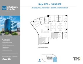 4643 S Ulster St, Denver, CO à louer Plan d’étage– Image 1 sur 2