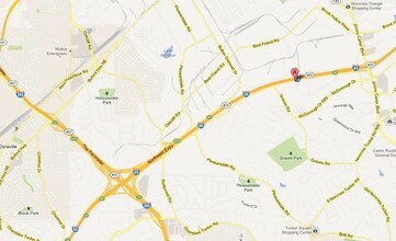 6586 Dawson Blvd, Norcross, GA - VUE AÉRIENNE  vue de carte