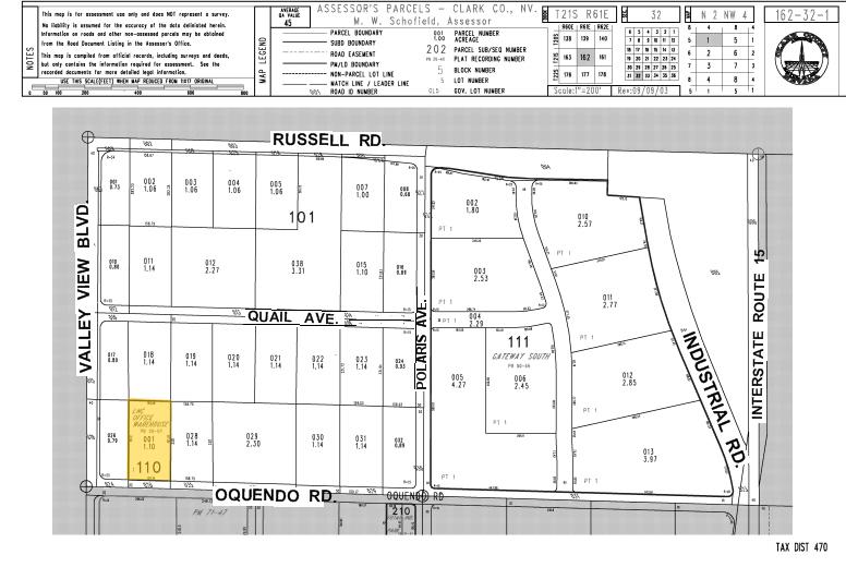 3720 W Oquendo Rd, Las Vegas, NV à louer - Plan cadastral – Image 3 sur 27