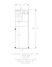 500-692 Hanes Mall Blvd, Winston-Salem, NC à louer Plan de site– Image 1 sur 1