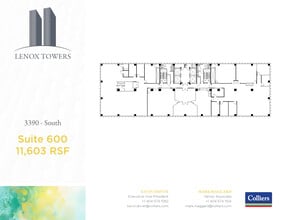 3400 Peachtree Rd NE, Atlanta, GA à louer Plan d’étage– Image 1 sur 1