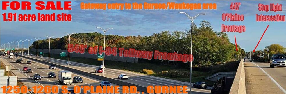 1250-1260 S O'Plaine Rd, Gurnee, IL à vendre - Photo de l’immeuble – Image 2 sur 2