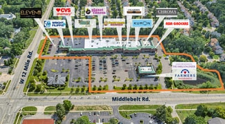 Plus de détails pour 27592-27700 Middlebelt Rd, Farmington Hills, MI - Local commercial à louer