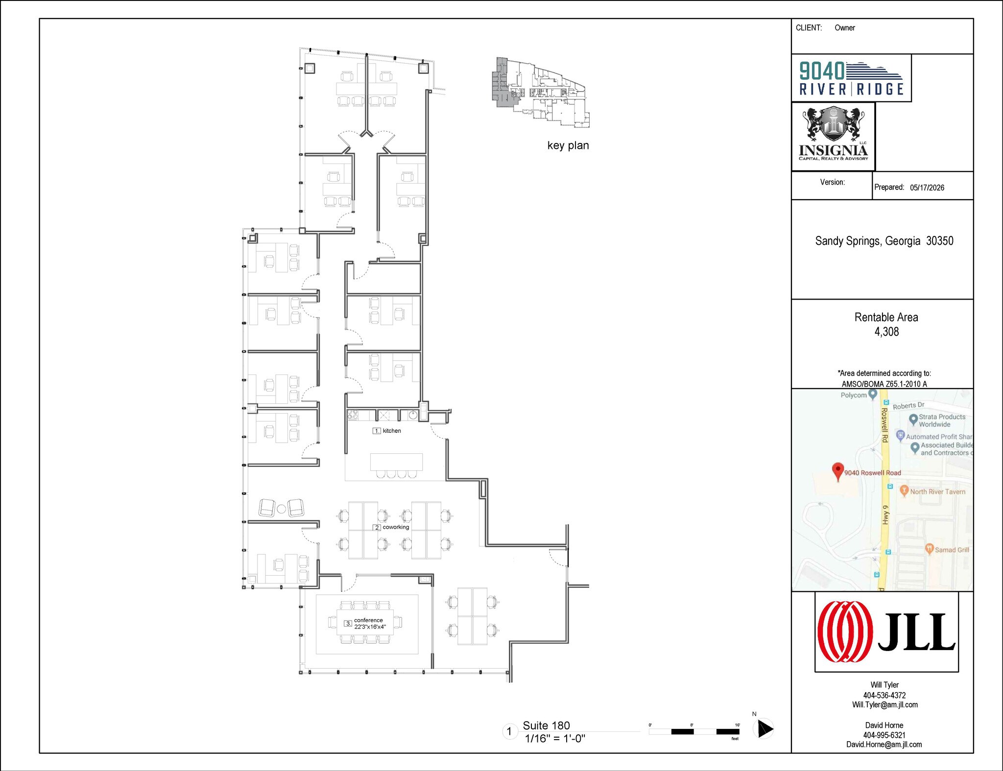 9040 Roswell Rd, Atlanta, GA à louer Plan d’étage– Image 1 sur 2