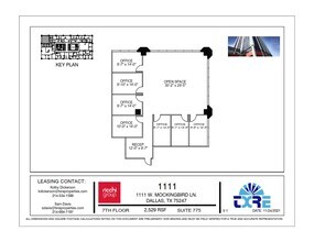 1111 W Mockingbird Ln, Dallas, TX à louer Plan d’étage– Image 1 sur 1