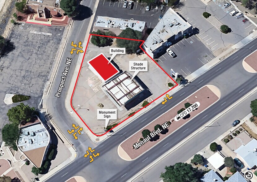 10710 Menaul Blvd NE, Albuquerque, NM à louer - Photo de l’immeuble – Image 2 sur 7