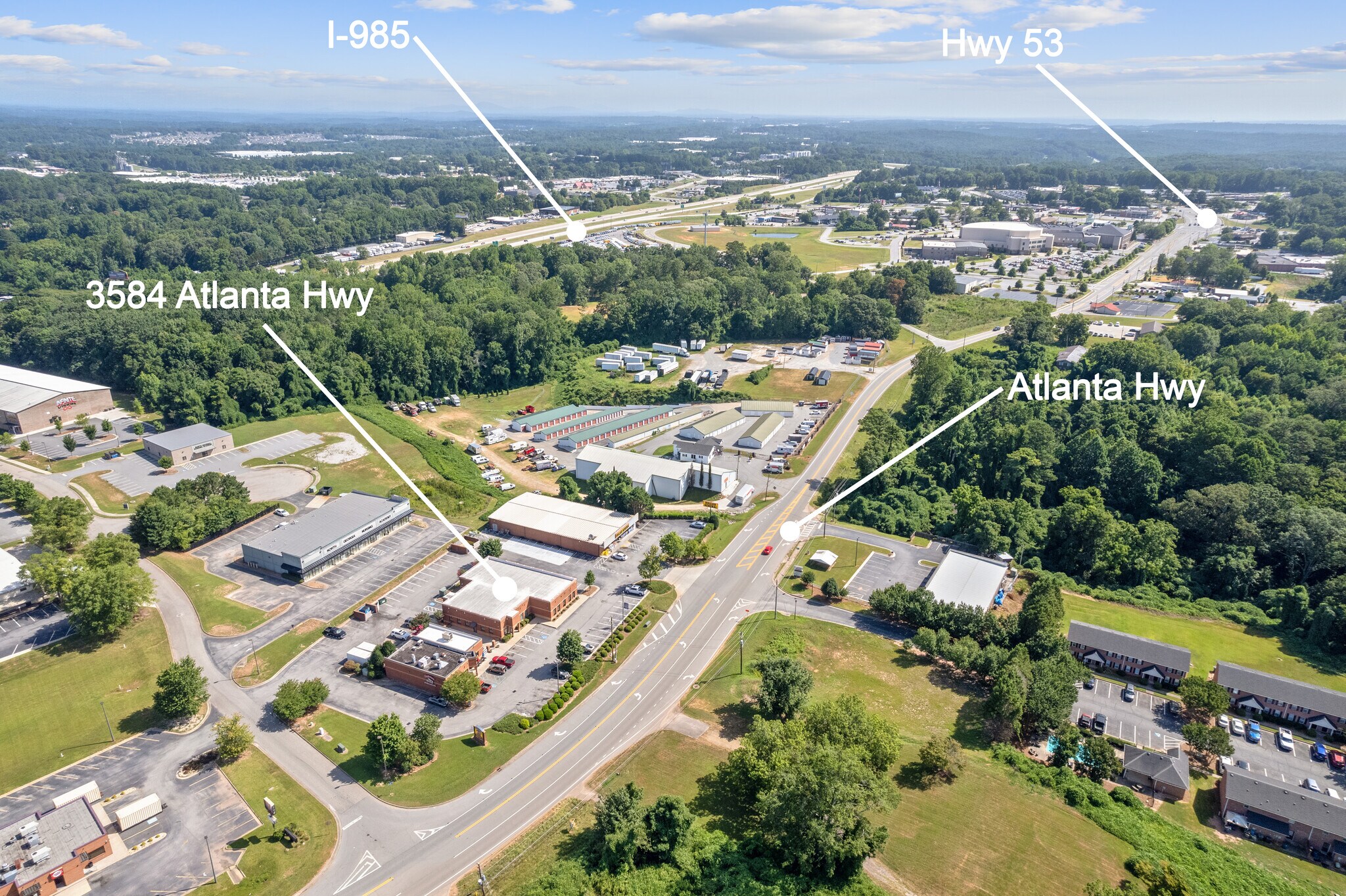 3584 Atlanta Hwy, Flowery Branch, GA à louer Photo de l’immeuble– Image 1 sur 34