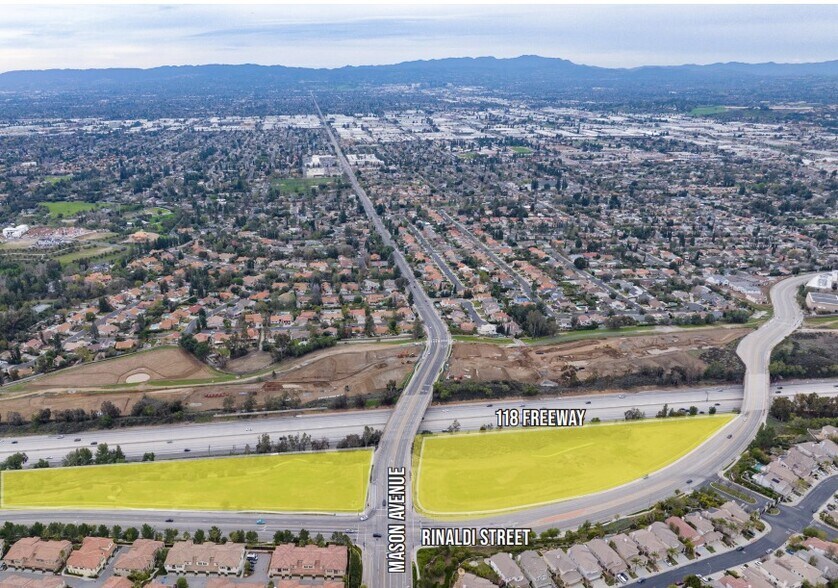 SEC Rinaldi St & Mason Ave, Porter Ranch, 91326, Porter Ranch, CA à louer - Aérien – Image 3 sur 5