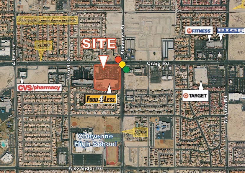 3073 W Craig Rd, North Las Vegas, NV à louer - Aérien – Image 3 sur 10