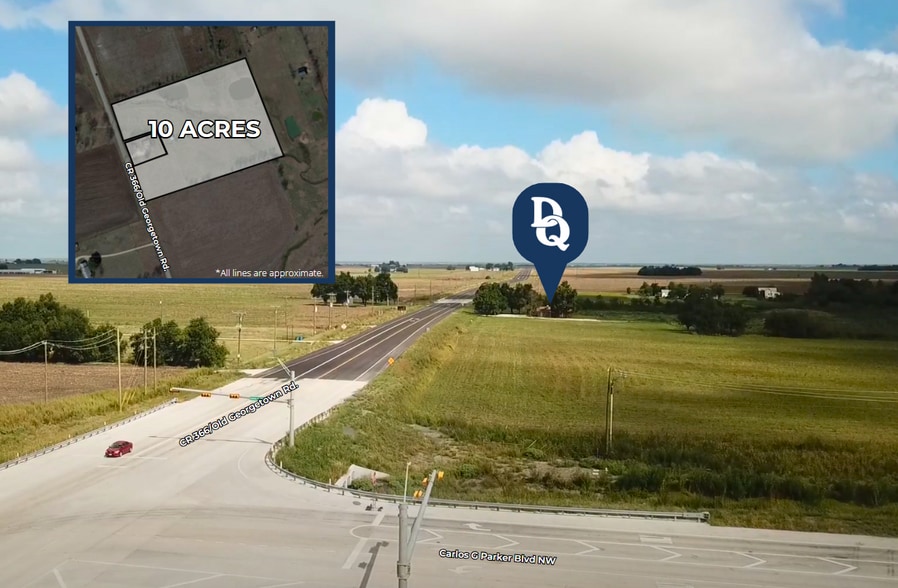 3910 Old Georgetown Rd, Taylor, TX à vendre - Aérien – Image 2 sur 3