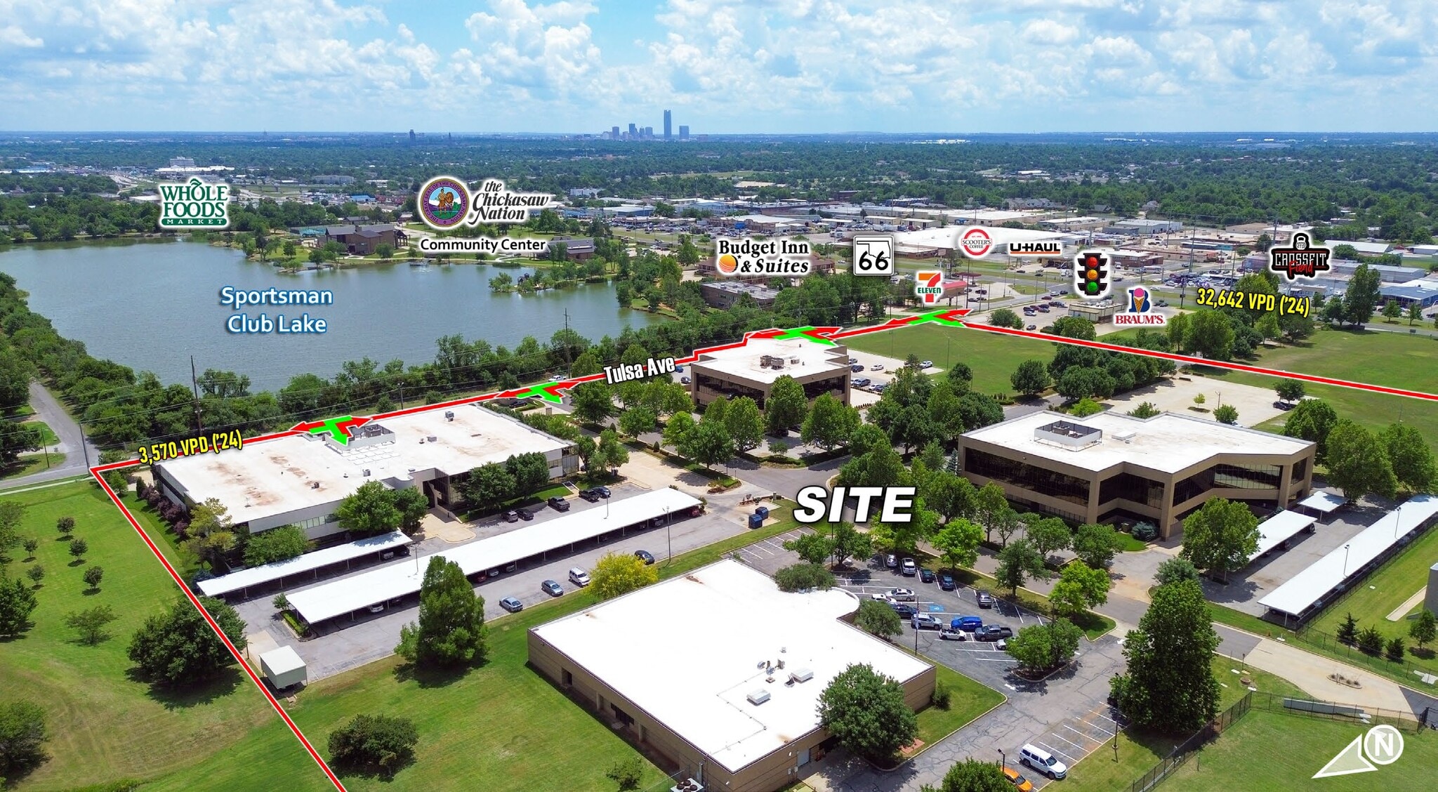 Perimeter Center portefeuille de 3 biens à vendre sur LoopNet.fr Aérien– Image 1 sur 2