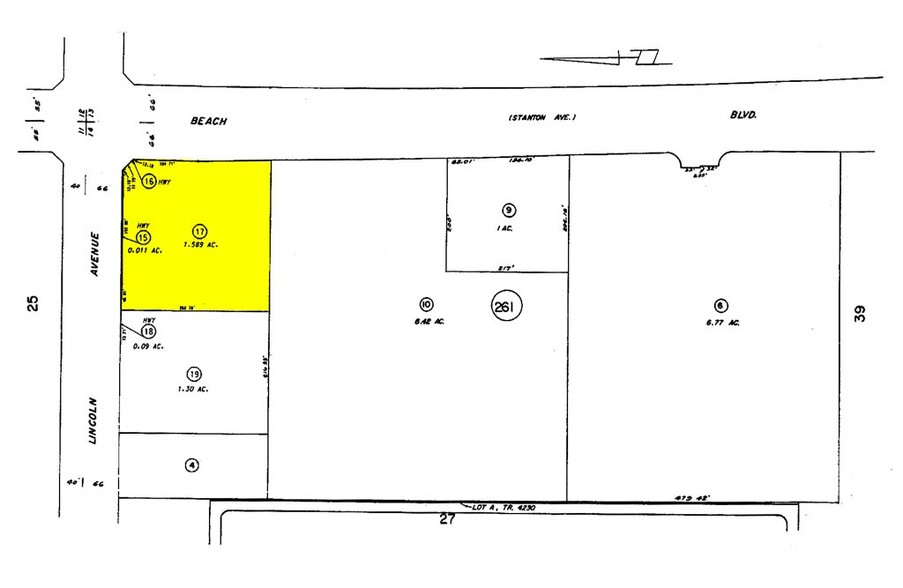 3000-3020 W Lincoln Ave, Anaheim, CA à louer - Plan cadastral – Image 2 sur 9