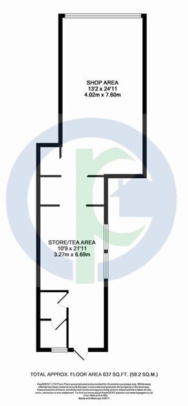 71 Westbury Ave, Londres à louer - Plan d’étage – Image 3 sur 4
