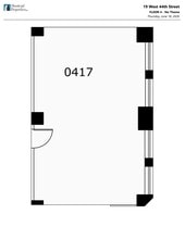 19 W 44th St, New York, NY à louer Plan d’étage– Image 1 sur 1