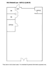 445-525 E Windmill Ln, Las Vegas, NV à louer Plan d’étage– Image 1 sur 1