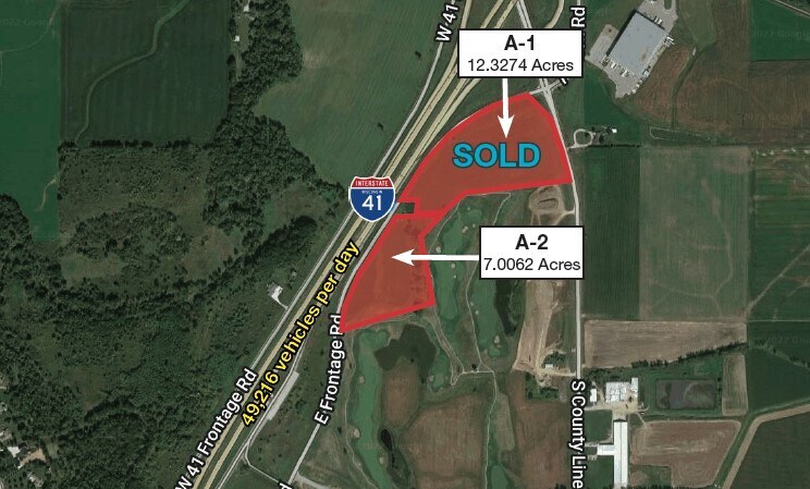 Interstate 41, Wrightstown, WI à vendre Aérien– Image 1 sur 2