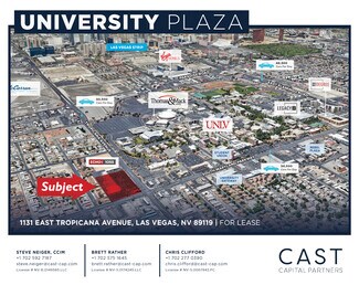 Plus de détails pour 1131 E Tropicana Ave, Las Vegas, NV - Local commercial à louer