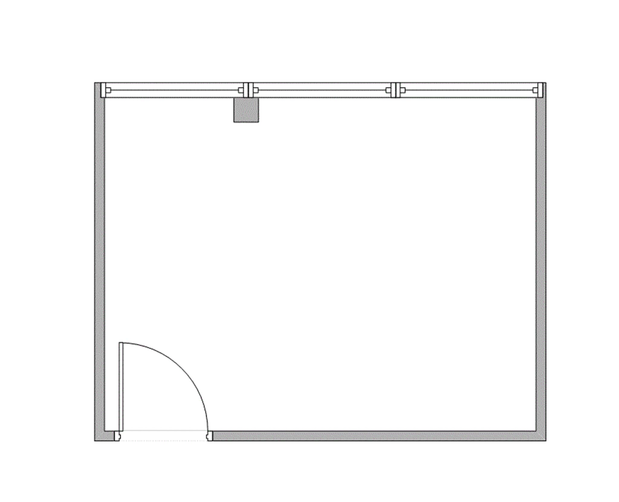 340 N Sam Houston Pky E, Houston, TX à louer Plan d’étage– Image 1 sur 1