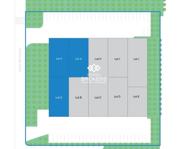 Industriel/Logistique dans Les Ulis à louer - Plan de site – Image 3 sur 13