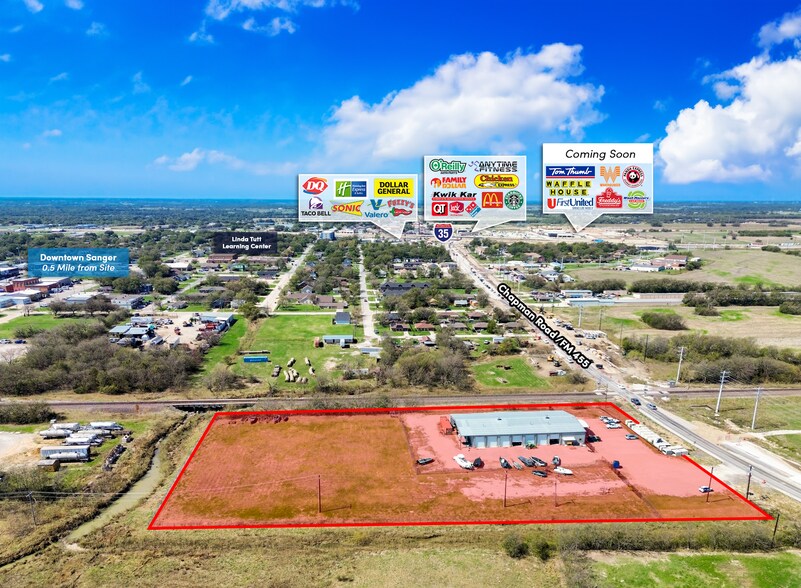 180 E Chapman Dr, Sanger, TX à vendre - Photo de l’immeuble – Image 2 sur 31