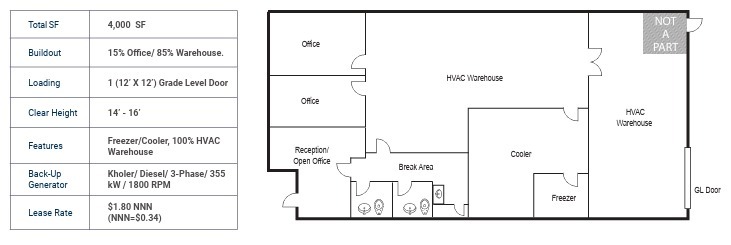 5340 Eastgate Mall, San Diego, CA à louer Plan d’étage– Image 1 sur 1