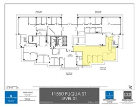 11550 Fuqua St, Houston, TX à louer Plan d’étage– Image 1 sur 1