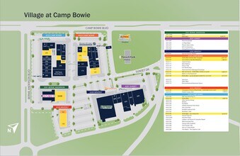 6323-6333 Camp Bowie Blvd, Fort Worth, TX à louer Plan de site– Image 1 sur 1