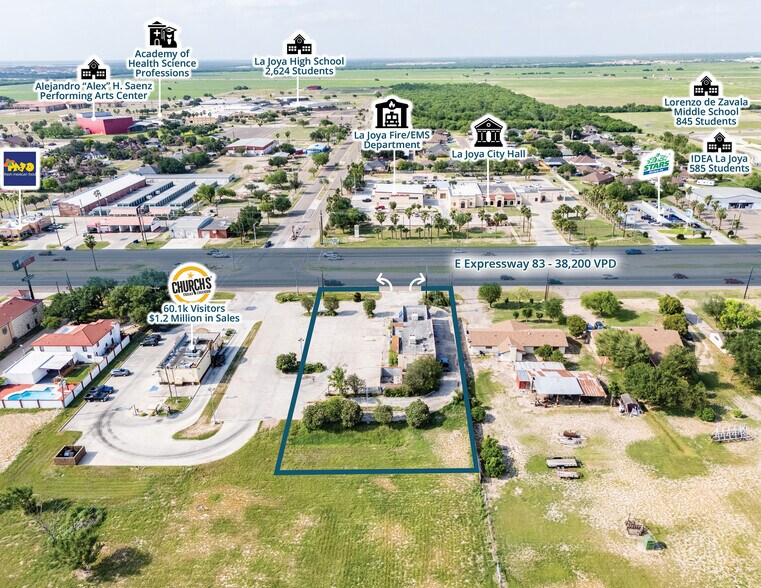 688 E Expressway 83, La Joya, TX à vendre - Photo de l’immeuble – Image 3 sur 15