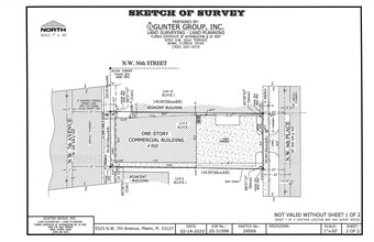 5525 NW 7th Ave, Miami, FL à louer Plan de site– Image 2 sur 11