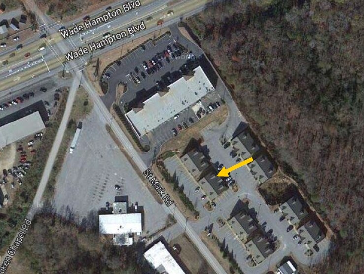 56-58 Saint Marks Rd, Taylors, SC à louer - Aérien – Image 2 sur 4