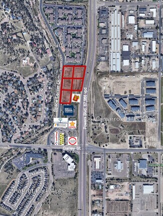 Plus de détails pour 1181 Space Center dr, Colorado Springs, CO - Terrain à vendre
