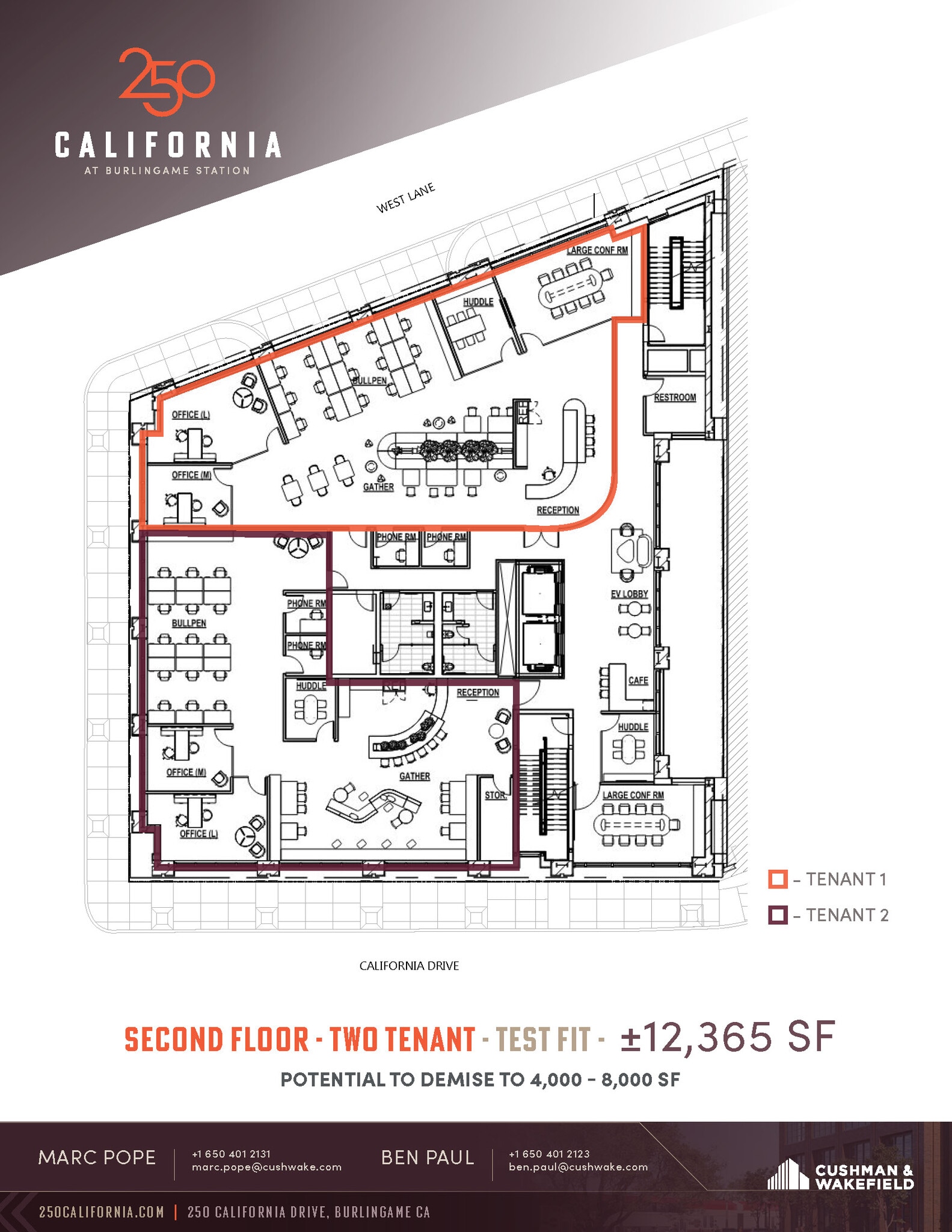250 California Dr, Burlingame, CA à louer Photo de l’immeuble– Image 1 sur 2