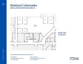 2301 Lucien Way, Maitland, FL à louer Plan de site– Image 1 sur 1