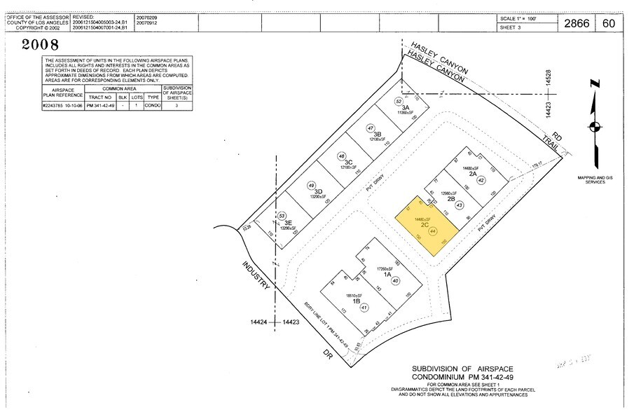 28715-28727 W Industry Dr, Valencia, CA à vendre - Plan cadastral – Image 2 sur 21