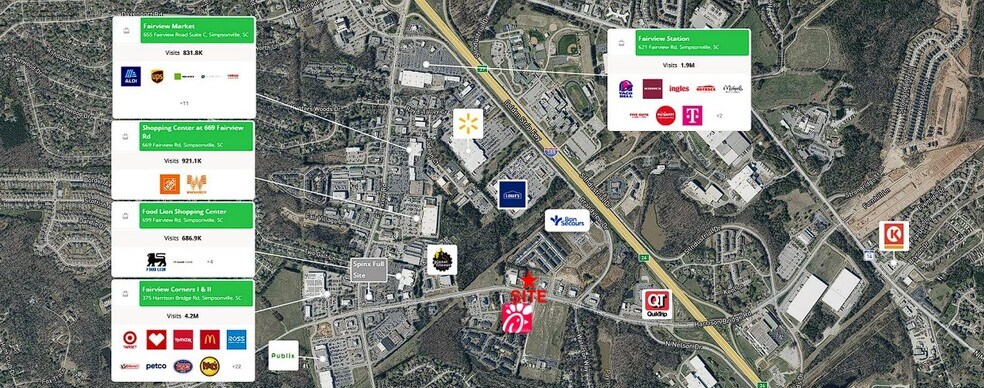 252 Harrison Bridge Rd, Simpsonville, SC à louer - Photo de l’immeuble – Image 2 sur 2