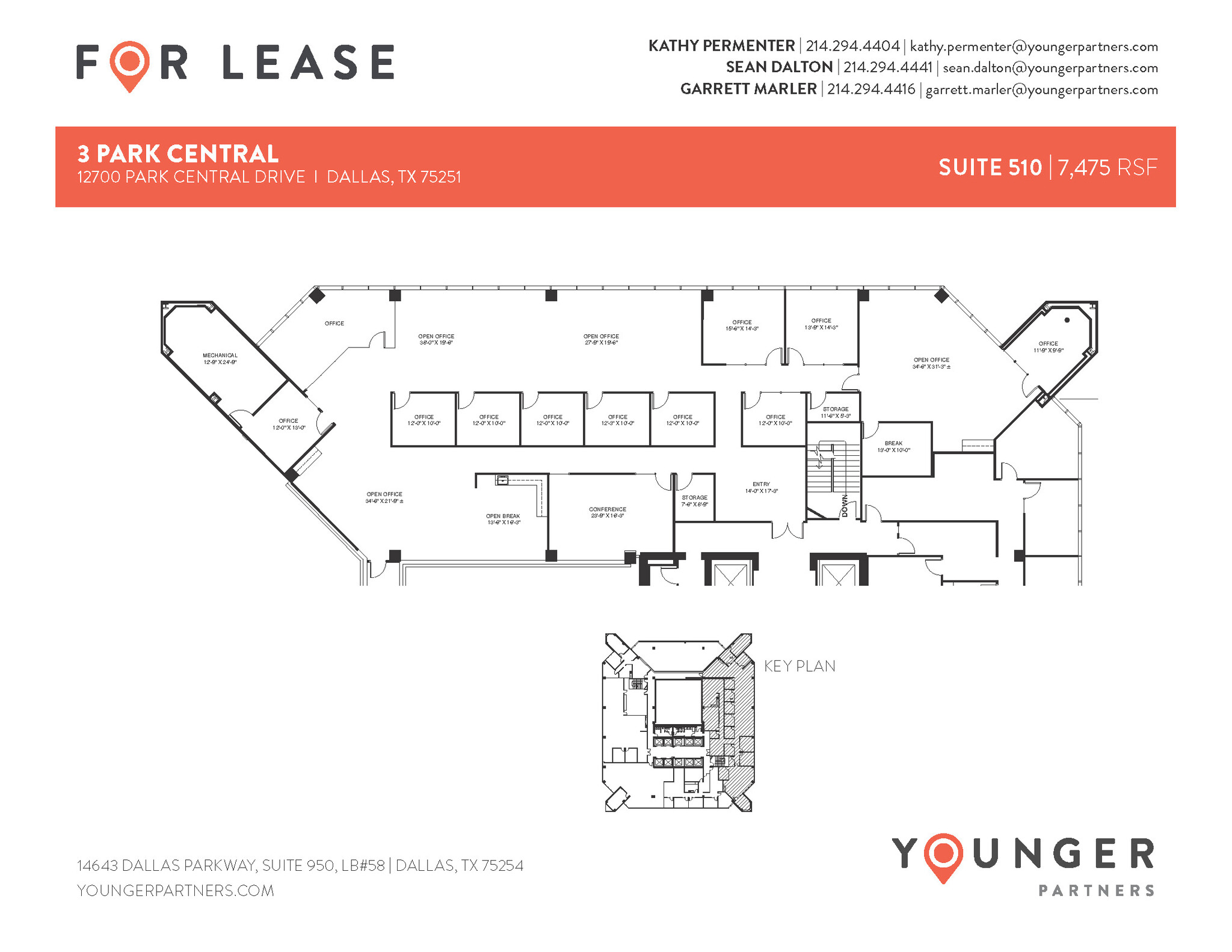 12700 Park Central Dr, Dallas, TX à louer Plan d’étage– Image 1 sur 1
