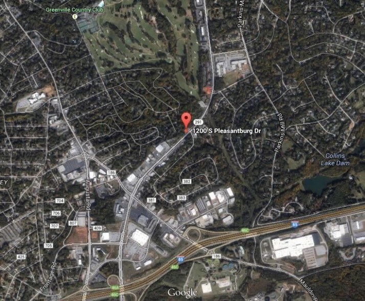 1200 S Pleasantburg Dr, Greenville, SC à vendre - Aérien – Image 2 sur 3