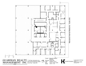 11120 New Hampshire Ave, Silver Spring, MD à louer Plan de site– Image 1 sur 2