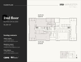 150 Harvester Dr, Burr Ridge, IL à louer Plan d’étage– Image 2 sur 7