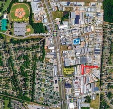 521-531 Oliver Rd, Montgomery, AL - Vue aérienne  vue de carte