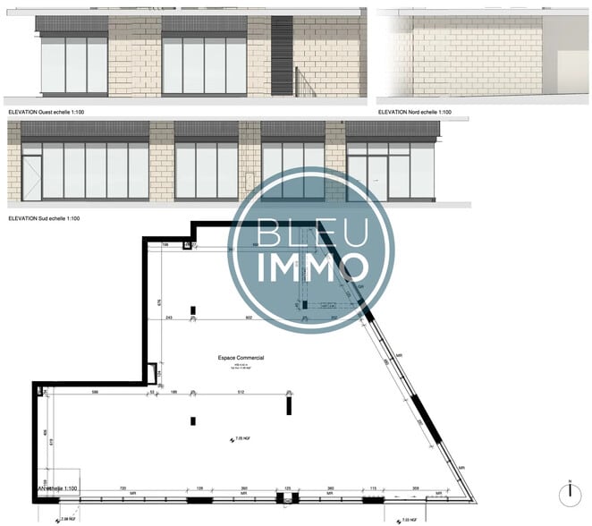 Local commercial dans Cagnes-sur-Mer à louer - Photo de l’immeuble – Image 1 sur 4