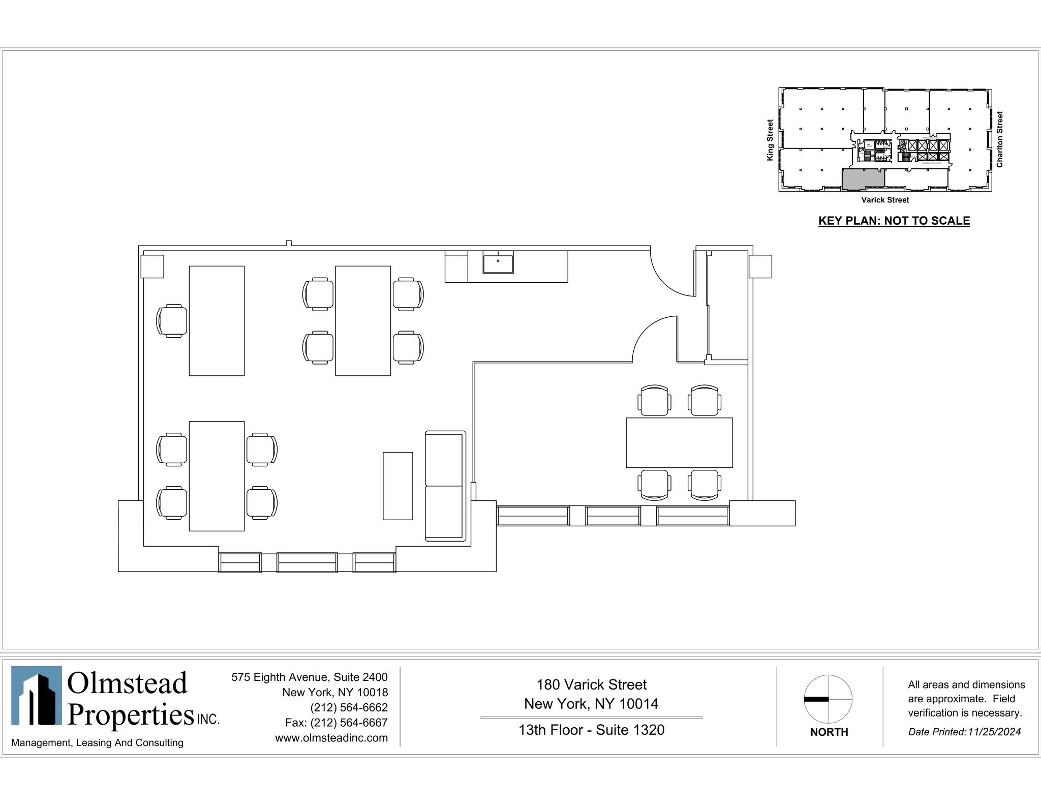 180 Varick St, New York, NY à louer Plan de site– Image 1 sur 1