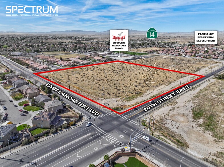 20th St E & Lancaster Blvd, Lancaster, CA à vendre - Photo de l’immeuble – Image 3 sur 7