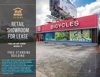 Plus de détails pour 7252 Bird Rd, Miami, FL - Local commercial à louer