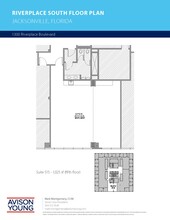 1300 Riverplace Blvd, Jacksonville, FL à louer Plan d’étage– Image 1 sur 1