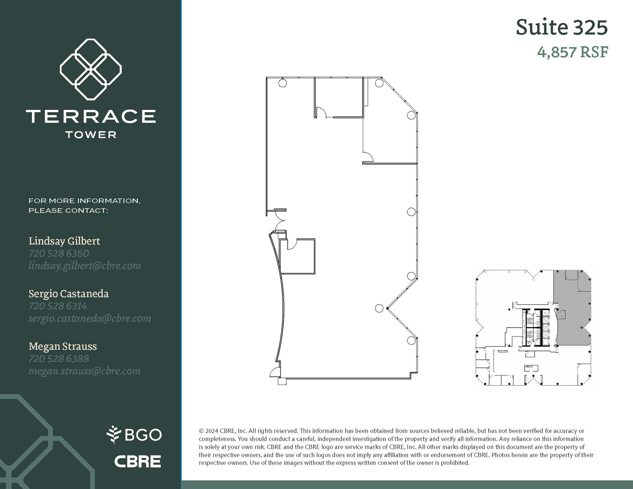 5619 Dtc Pky, Greenwood Village, CO à louer Plan d’étage– Image 1 sur 1